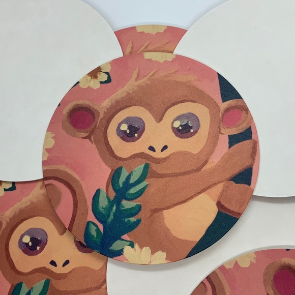OffbrandArtist Other - Coaster: OOAK Designed Monkey